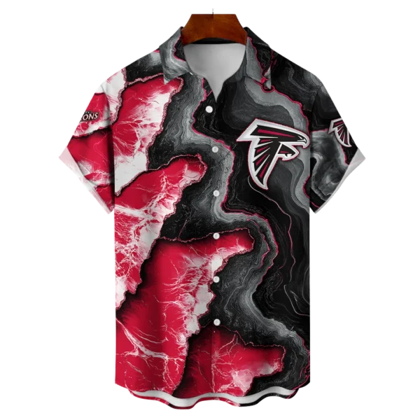 Atlanta Falcons NFL Waveband Fusion Hawaiian Shirt