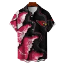 Arizona Cardinals NFL Waveband Fusion Hawaiian Shirt