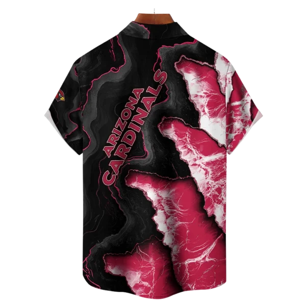Arizona Cardinals NFL Waveband Fusion Hawaiian Shirt - Image 2