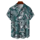 Philadelphia Eagles NFL Tropical Leaves Hawaiian Shirt