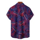 New York Giants NFL Tropical Leaves Hawaiian Shirt