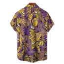 Minnesota Vikings NFL Tropical Leaves Hawaiian Shirt