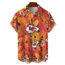 Kansas City Chiefs NFL Tropical Leaves Hawaiian Shirt