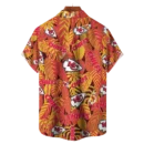 Kansas City Chiefs NFL Tropical Leaves Hawaiian Shirt