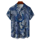 Indianapolis Colts NFL Tropical Leaves Hawaiian Shirt