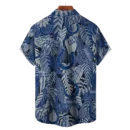 Indianapolis Colts NFL Tropical Leaves Hawaiian Shirt