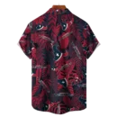 Houston Texans NFL Tropical Leaves Hawaiian Shirt