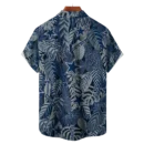 Dallas Cowboys NFL Tropical Leaves Hawaiian Shirt