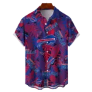 Buffalo Bills NFL Tropical Leaves Hawaiian Shirt