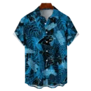 Carolina Panthers NFL Tropical Leaves Hawaiian Shirt