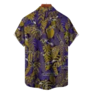 Baltimore Ravens NFL Tropical Leaves Hawaiian Shirt