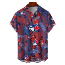 Toronto Blue Jays MLB Tropical Leaves Hawaiian Shirt