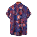 Chicago Cubs MLB Tropical Leaves Hawaiian Shirt