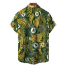 Oakland Athletics MLB Tropical Leaves Hawaiian Shirt