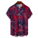 Los Angeles Angels MLB Tropical Leaves Hawaiian Shirt