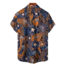 Houston Astros MLB Tropical Leaves Hawaiian Shirt