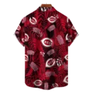Cincinnati Reds MLB Tropical Leaves Hawaiian Shirt