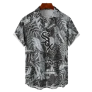 Chicago White Sox MLB Tropical Leaves Hawaiian Shirt