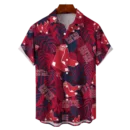 Boston Red Sox MLB Tropical Leaves Hawaiian Shirt