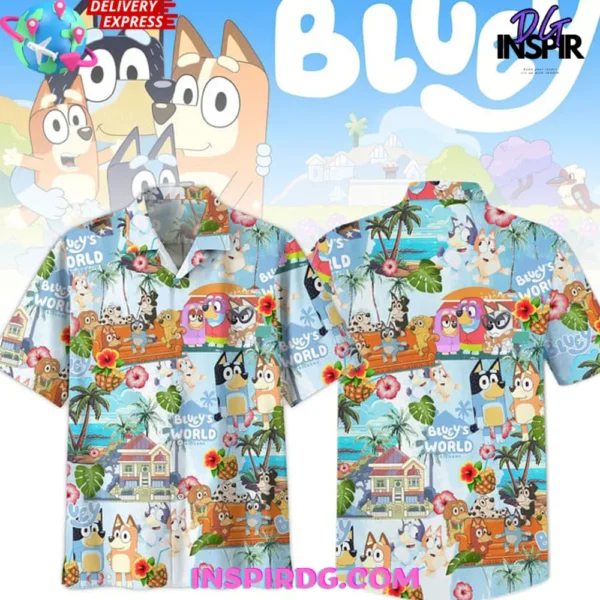 Bluey’s World Tropical Hawaiian Shirt