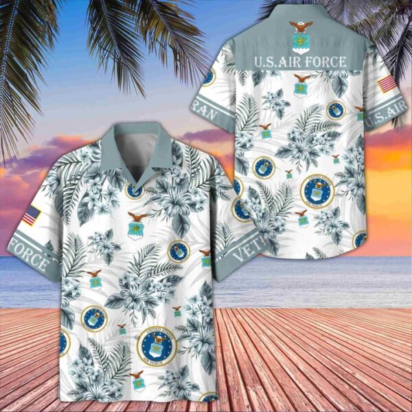 Premium US  Air Force 2 Veterans Hawaiian Shirt Gifts For US Veterans Gifts On Memorial Day Father's Day Armed Forces Day Veterans Day