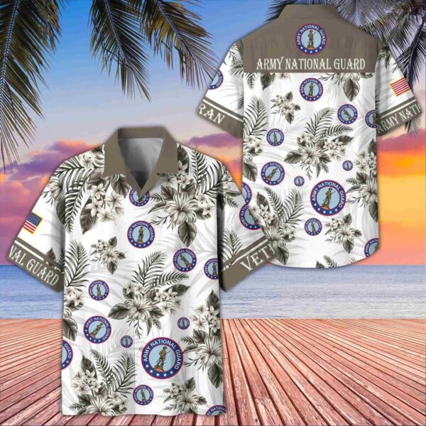 Premium US  Army National Guard Veterans Hawaiian Shirt Gifts For US Veterans Gifts On Memorial Day Father's Day Armed Forces Day Veterans Day