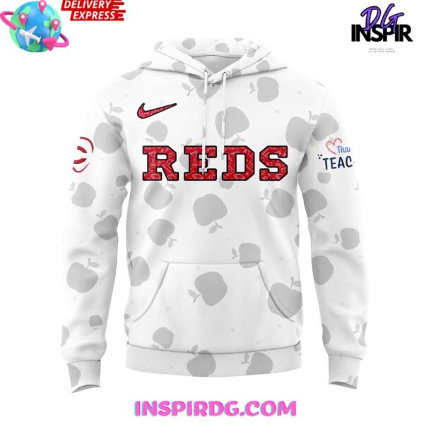 Cincinnati Reds Teacher Appreciation 2025 Hoodie - Image 2