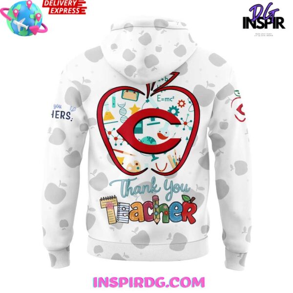 Cincinnati Reds Teacher Appreciation 2025 Hoodie - Image 3