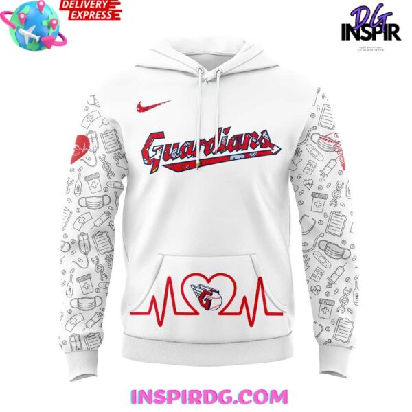 Cleveland Guardians Nurses Appreciation 2025 Hoodie - Image 2