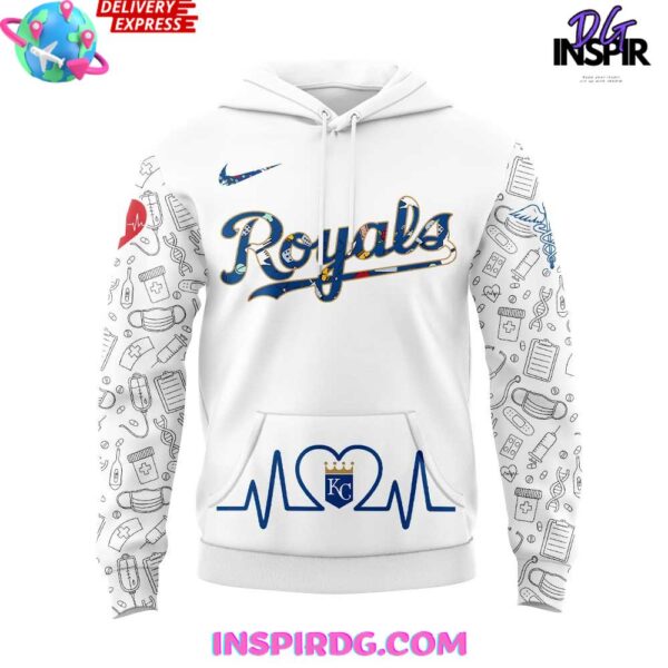 Kansas City Royals Nurses Appreciation 2025 Hoodie - Image 2