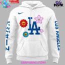 Dodgers x Takashi Murakami 2025 MLB White Hoodie