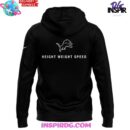 Detroit Lions Height Weight Speed 2025 Black Hoodie