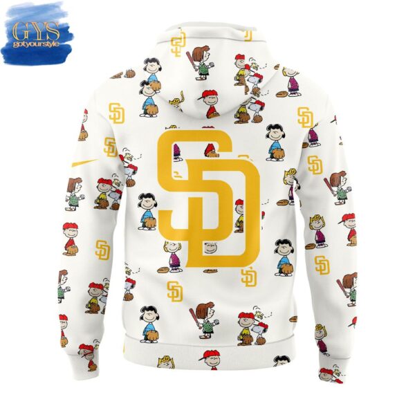 San Diego Padres Peanuts 75th Anniversary Special Premium Hoodie - Image 3