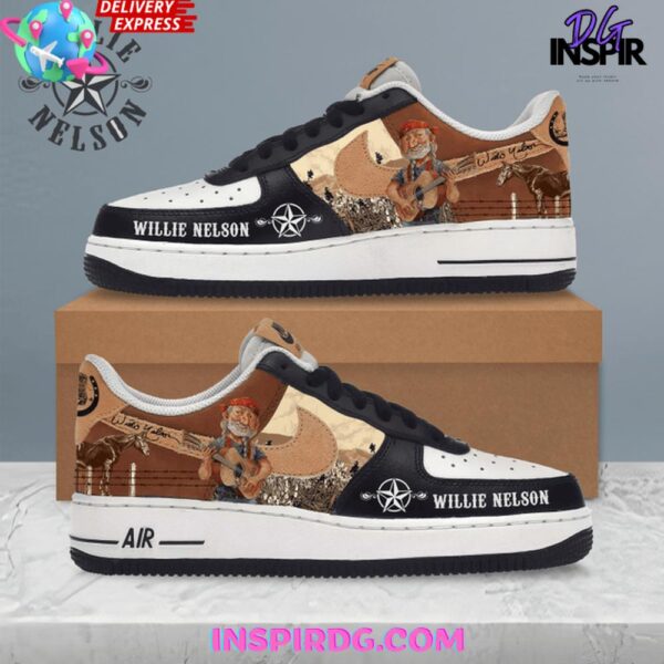 Willie Nelson  Limited Edition Air Force 1 Sneakers - Image 2