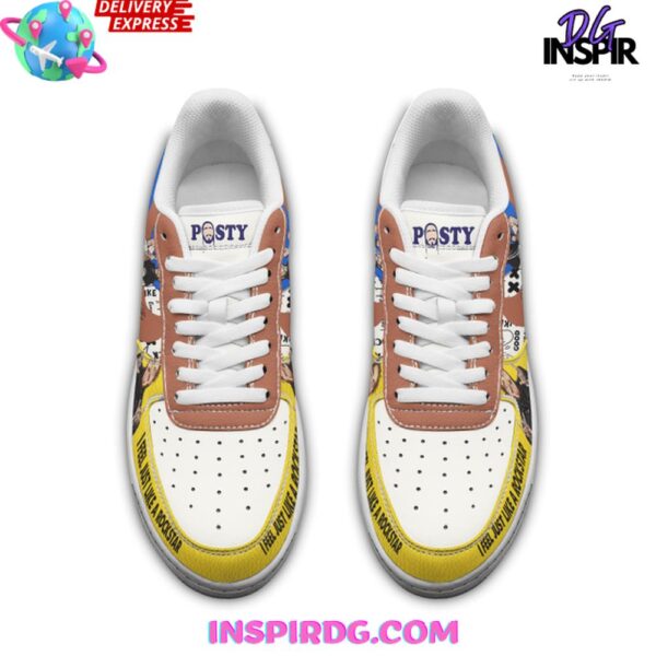 Post Malone Coachella 2025 Air Force 1 Sneakers - Image 3