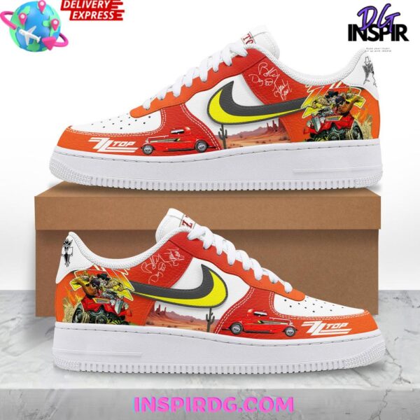 ZZ Top American Rock Band Limited Edition Air Force 1 Sneakers - Image 2