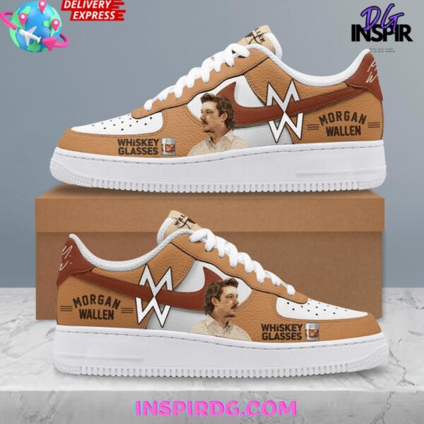 Morgan Wallen Whiskey Glasses Limited Air Force 1 Sneakers - Image 2