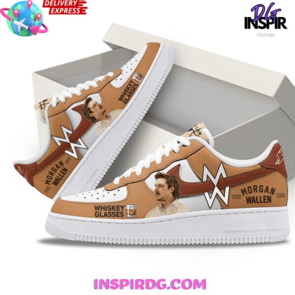 Morgan Wallen Whiskey Glasses Limited Air Force 1 Sneakers - Image 3