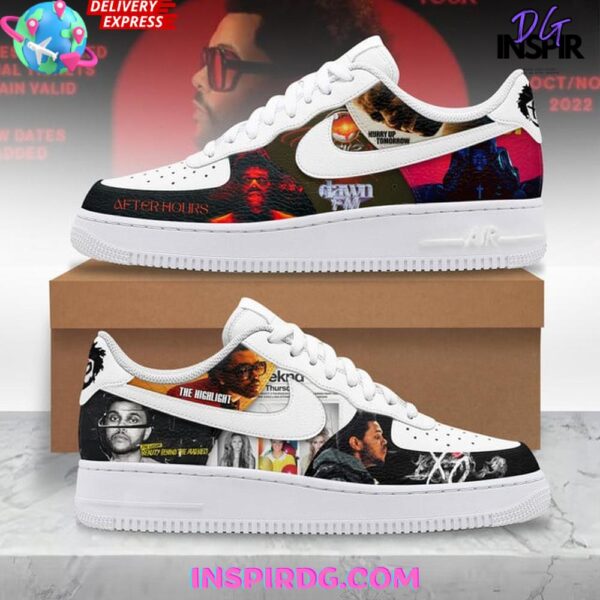 The Weeknd All Albums Limited Edition Air Force 1 Sneakers