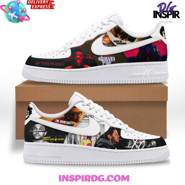The Weeknd All Albums Limited Edition Air Force 1 Sneakers - Image 2