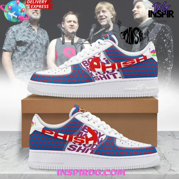 Phish "Boy, Man, God, Shit" Limited Edition Air Force 1 Sneakers