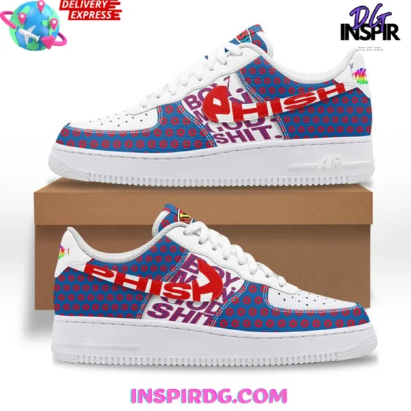 Phish "Boy, Man, God, Shit" Limited Edition Air Force 1 Sneakers - Image 2