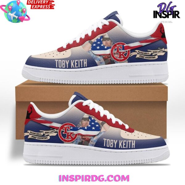 Toby Keith American Country Limited Air Force 1 Sneakers - Image 2