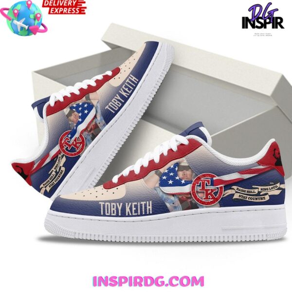 Toby Keith American Country Limited Air Force 1 Sneakers - Image 3