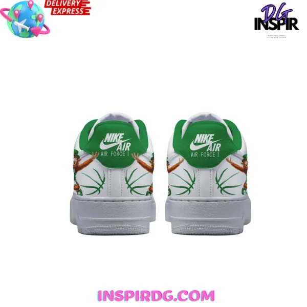 Boston Celtics Fireball Limited Edition Air Force 1 Sneakers - Image 3