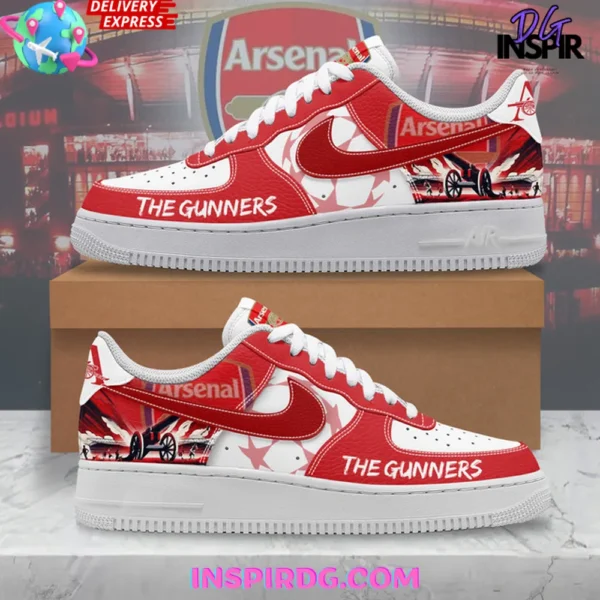Arsenal The Gunners Limited Edition Air Force 1 Sneakers