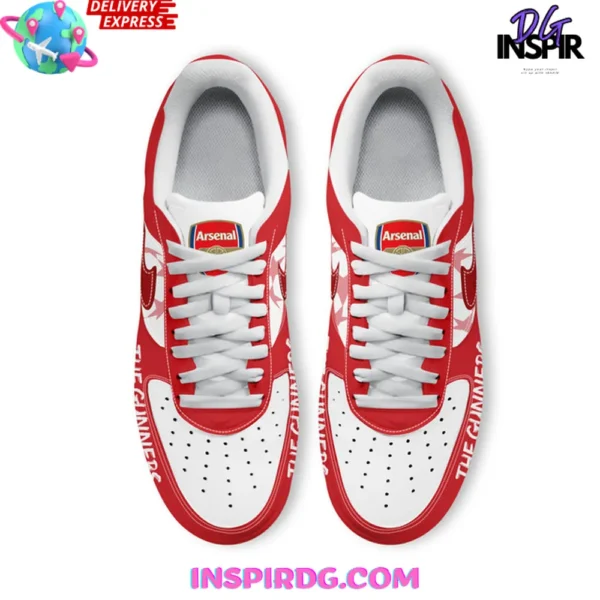 Arsenal The Gunners Limited Edition Air Force 1 Sneakers - Image 3