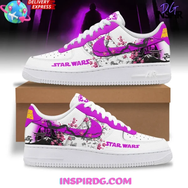 Star Wars Cherry Blossom Limited Edition Air Force 1 Sneakers