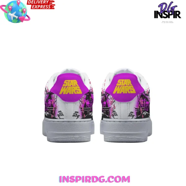 Star Wars Cherry Blossom Limited Edition Air Force 1 Sneakers - Image 3