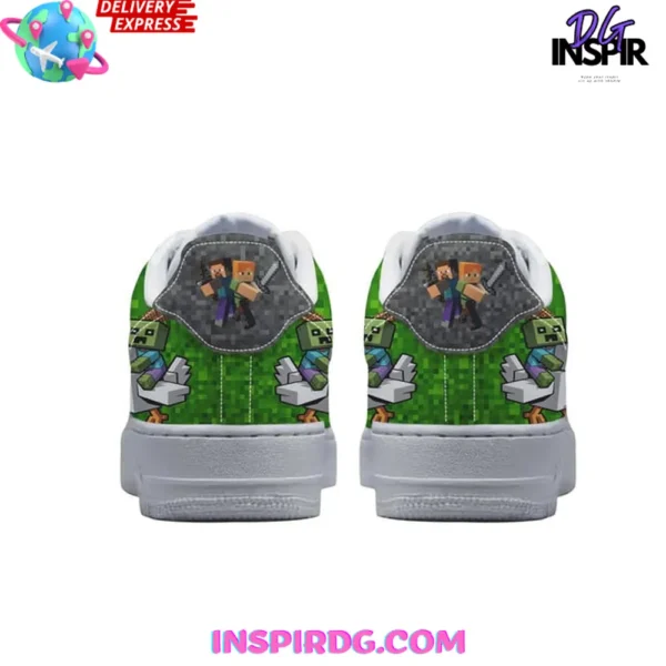 Chicken Jockey x Minecraft Limited Edition Air Force 1 Sneakers - Image 3